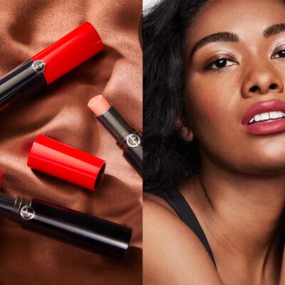 Satin Lipsticks as Accessories in Layered Fashion Looks